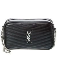 Saint Laurent - Lou Mini Matelasse Leather Camera Bag - Lyst