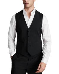 Reiss - Hope Travel Plain Weave Wool-Blend Vest - Lyst