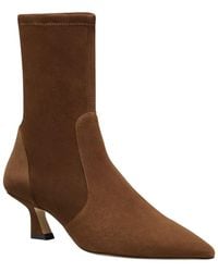 Stuart Weitzman - Vinnie Suede Bootie 50 - Lyst
