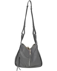 Loewe - Grey Leather Small Hammock Bag (authentic Pre-loved) - Lyst