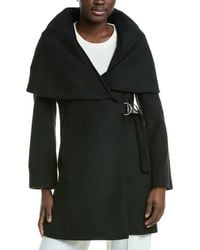 Via Spiga - Wool-Blend Hooded Coat - Lyst