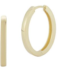 Ember Fine Jewelry - 14k Oval Huggie Earrings - Lyst
