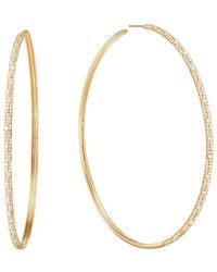 Lana Jewelry 14k 3.04 Ct. Tw. Diamond Hoops - Metallic