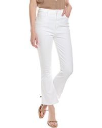 7 For All Mankind - Ultra High-rise Clean White Skinny Kick Jean - Lyst