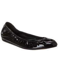 Lanvin Classic Patent Ballet Flat - Black
