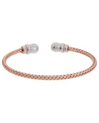 Meshmerise - 18K Over 0.25 Ct. Tw. Diamond Mesh Bangle Bracelet - Lyst