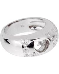 Chopard - 18K 0.30 Ct. Tw. Diamond Happy Love Ring (Authentic Pre-Owned) - Lyst