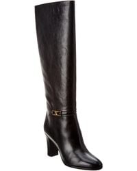 celine black leather boots