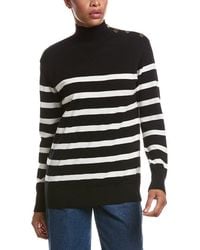 Joseph A - Mock Neck Sweater - Lyst