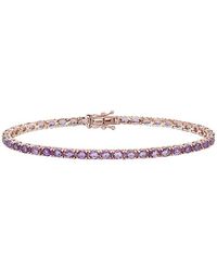Forever Creations USA Inc. - Forever Creations Signature Collections 14K 10.20 Ct. Tw. Sapphire Tennis Bracelet - Lyst