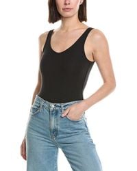 ATM - V-Neck Bodysuit - Lyst