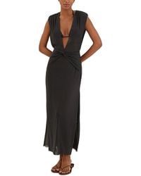 ViX - Solid Cindy Midi Cover Up - Lyst