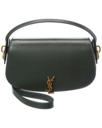Saint Laurent - Voltaire Box Leather Shoulder Bag - Lyst