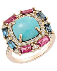 TIRAMISU - 18k Rose Gold 5.80 Ct. Tw. Gemstone Ring - Lyst