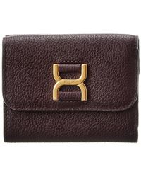 Chloé - Marcie Leather French Wallet - Lyst