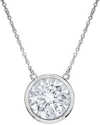 Diana M. Jewels - Fine Jewelry 14k 1.00 Ct. Tw. Diamond Solitaire Pendant Necklace - Lyst