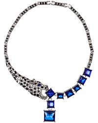 Eye Candy LA - Luxe Collection Crystal Leopard Necklace - Lyst