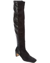 SCHUTZ SHOES - Donata Suede & Leather Over-The-Knee Boot - Lyst