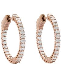 Diana M. Jewels - Fine Jewelry 14k Rose Gold 1.00 Ct. Tw. Diamond Earrings - Lyst