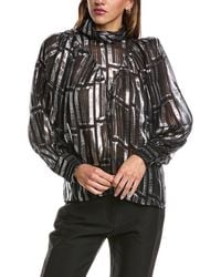 IRO - Claireta Silk-Blend Top - Lyst