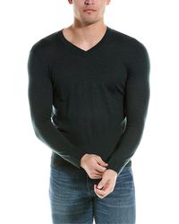 Armani Exchange - Wool V-neck Sweater - Lyst