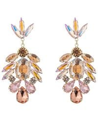 Eye Candy LA - Glass Crystal Sienna Statement Earrings - Lyst