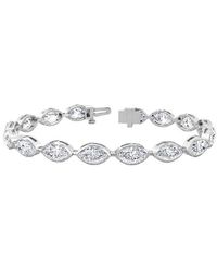 Lab Grown Diamonds - 14K 10.56 Ct. Tw. Lab-Grown Diamond Tennis Bracelet - Lyst