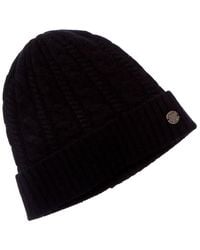 Bruno Magli - Chunky Knit Cable Cashmere Hat - Lyst