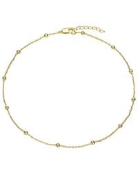 Rachel Glauber - 14K Plated Beaded Necklace - Lyst