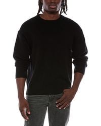 Helmut Lang - Brushed Wool & Cashmere-Blend Crewneck Sweater - Lyst