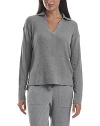 Splendid - Rib Knit Polo Shirt - Lyst
