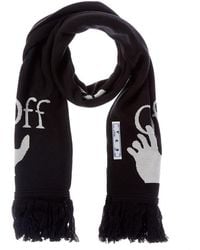 Off-White c/o Virgil Abloh - Knit Wool-Blend Scarf - Lyst
