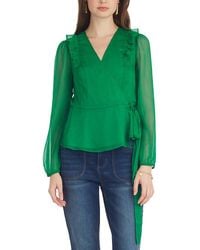 Draper James - Wrap Top - Lyst