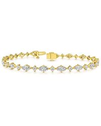 Lab Grown Diamonds - 14K 5.62 Ct. Tw. Lab-Grown Diamond Tennis Bracelet - Lyst
