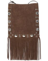 Tiffany & Fred Paris - Suede Fringe Crossbody - Lyst