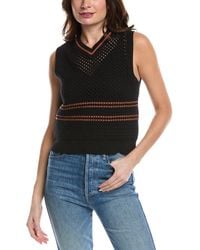 RE/DONE - Crochet Mesh Vest - Lyst