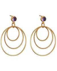 Genevive Jewelry - 14k Over Silver Earrings - Lyst