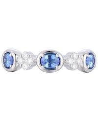 Gregg Ruth - 14K 0.77 Ct. Tw. Diamond & Sapphire Ring - Lyst