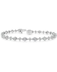 Lab Grown Diamonds - 14K 5.62 Ct. Tw. Lab-Grown Diamond Tennis Bracelet - Lyst