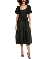 Femme Society - Short Sleeve Midi Dress - Lyst