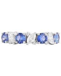 Gregg Ruth - 14K 1.65 Ct. Tw. Diamond & Sapphire Ring - Lyst