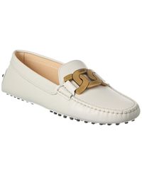 Tod's - Kate Gommino Leather Loafer - Lyst