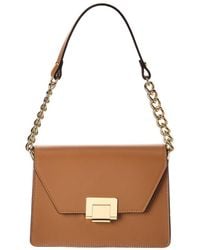 Italian Leather - Leia Shoulder Bag - Lyst