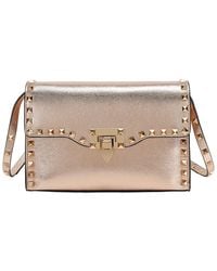 Tiffany & Fred Paris - Studded Leather Crossbody Flap Bag - Lyst