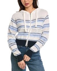 Brodie Cashmere - Handbag Stripe Cashmere Hoodie - Lyst
