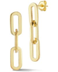Sphera Milano - 14k Over Silver 3-link Drop Earrings - Lyst