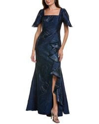 Rene Ruiz - Flare Jacquard Gown - Lyst