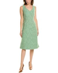 St. John - Tweed Wool-blend Dress - Lyst