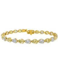 Lab Grown Diamonds - 14K 10.08 Ct. Tw. Lab-Grown Diamond Tennis Bracelet - Lyst