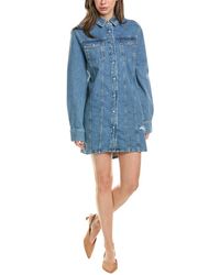 IRO - Long Sleeve Shirt Dress - Lyst